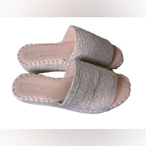 Coconuts by Matisse Women's Cream Espadrille Slide Sandals